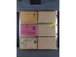 Auerbach bis Zittau: 1886/1900, umfangreiche Sammlung mit über 550 Briefen, Karten sowie ungebrauchten und gebrauchten Ganzsa