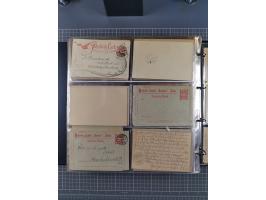 Auerbach bis Zittau: 1886/1900, umfangreiche Sammlung mit über 550 Briefen, Karten sowie ungebrauchten und gebrauchten Ganzsa