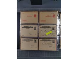 Auerbach bis Zittau: 1886/1900, umfangreiche Sammlung mit über 550 Briefen, Karten sowie ungebrauchten und gebrauchten Ganzsa