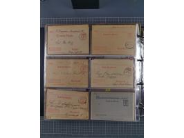 Auerbach bis Zittau: 1886/1900, umfangreiche Sammlung mit über 550 Briefen, Karten sowie ungebrauchten und gebrauchten Ganzsa