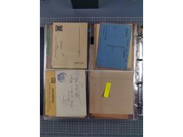 Auerbach bis Zittau: 1886/1900, umfangreiche Sammlung mit über 550 Briefen, Karten sowie ungebrauchten und gebrauchten Ganzsa