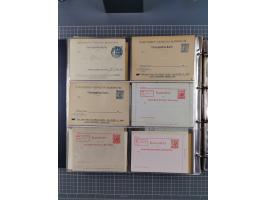 Auerbach bis Zittau: 1886/1900, umfangreiche Sammlung mit über 550 Briefen, Karten sowie ungebrauchten und gebrauchten Ganzsa