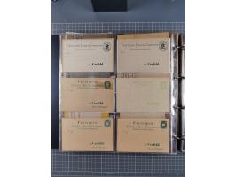 Auerbach bis Zittau: 1886/1900, umfangreiche Sammlung mit über 550 Briefen, Karten sowie ungebrauchten und gebrauchten Ganzsa