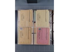 Auerbach bis Zittau: 1886/1900, umfangreiche Sammlung mit über 550 Briefen, Karten sowie ungebrauchten und gebrauchten Ganzsa