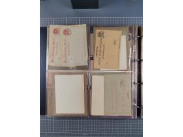 Auerbach bis Zittau: 1886/1900, umfangreiche Sammlung mit über 550 Briefen, Karten sowie ungebrauchten und gebrauchten Ganzsa