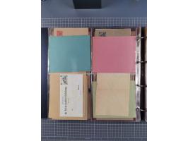 Auerbach bis Zittau: 1886/1900, umfangreiche Sammlung mit über 550 Briefen, Karten sowie ungebrauchten und gebrauchten Ganzsa