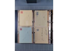 Auerbach bis Zittau: 1886/1900, umfangreiche Sammlung mit über 550 Briefen, Karten sowie ungebrauchten und gebrauchten Ganzsa