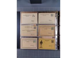 Auerbach bis Zittau: 1886/1900, umfangreiche Sammlung mit über 550 Briefen, Karten sowie ungebrauchten und gebrauchten Ganzsa