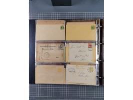 Auerbach bis Zittau: 1886/1900, umfangreiche Sammlung mit über 550 Briefen, Karten sowie ungebrauchten und gebrauchten Ganzsa