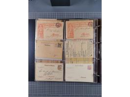 Auerbach bis Zittau: 1886/1900, umfangreiche Sammlung mit über 550 Briefen, Karten sowie ungebrauchten und gebrauchten Ganzsa