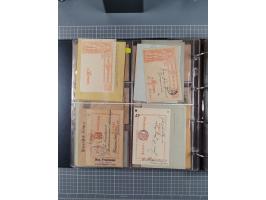 Auerbach bis Zittau: 1886/1900, umfangreiche Sammlung mit über 550 Briefen, Karten sowie ungebrauchten und gebrauchten Ganzsa