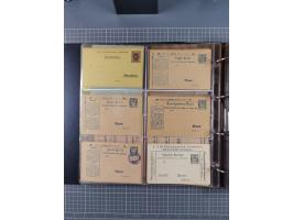 Auerbach bis Zittau: 1886/1900, umfangreiche Sammlung mit über 550 Briefen, Karten sowie ungebrauchten und gebrauchten Ganzsa