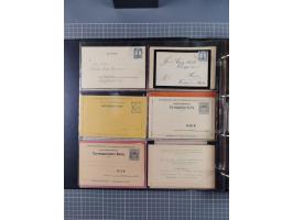 Auerbach bis Zittau: 1886/1900, umfangreiche Sammlung mit über 550 Briefen, Karten sowie ungebrauchten und gebrauchten Ganzsa