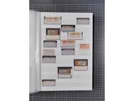 China bis Togo, interessante Sammlung loser R-Zettel mit ca. 330 Stück und 13 Siegelmarken inkl. in Schwarz aus Constantiniop