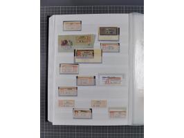 China bis Togo, interessante Sammlung loser R-Zettel mit ca. 330 Stück und 13 Siegelmarken inkl. in Schwarz aus Constantiniop