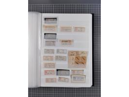 China bis Togo, interessante Sammlung loser R-Zettel mit ca. 330 Stück und 13 Siegelmarken inkl. in Schwarz aus Constantiniop