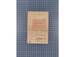 1900/11, Partie mit drei R-Briefen und einer R-Karte mit Text aus Jaluit mit Einzel- und Mehrfachfrankaturen, dabei Mi.-Nr. 2