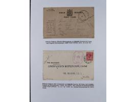 1916/18, WWI Fieldpost 13 covers &amp; cards from Salonique, several cancellations and censors, nice cards, all to England, m