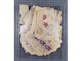 1949, über 150 frankierte Zustellungslisten (Zustelllisten) mit diversen Frankaturen, Paaren und Einheiten. In der Regel sind