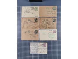 1889/1972 (ca.), over 50 postal stationery cards and envelopes, incl. Feudatory State, strength before the 1940s, mostly dome
