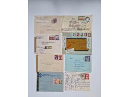 1900/80 (ca.), Partie Briefe und Karten im kleinen Karton, dabei interessante frühe Belege