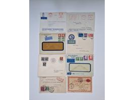 1900/80 (ca.), Partie Briefe und Karten im kleinen Karton, dabei interessante frühe Belege