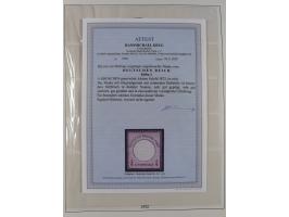 1872/1918, ungebrauchte und postfrische, bis auf Mi. 14 und 38 komplette Sammlung &nbsp;im Lindner-Falzlosalbum mit vielen Be