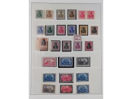 1872/1918, ungebrauchte und postfrische, bis auf Mi. 14 und 38 komplette Sammlung &nbsp;im Lindner-Falzlosalbum mit vielen Be