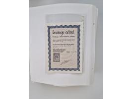 1852/1995, mostly unused and mint never hinged collection incl. official and postage due stamps with a lot of better and comp