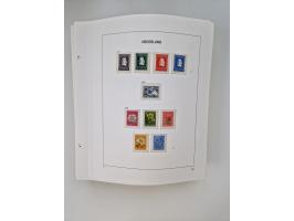 1852/1995, mostly unused and mint never hinged collection incl. official and postage due stamps with a lot of better and comp