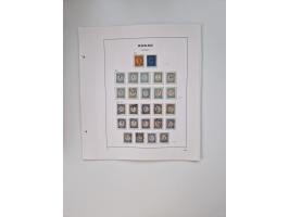 1852/1995, mostly unused and mint never hinged collection incl. official and postage due stamps with a lot of better and comp