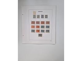 1852/1995, mostly unused and mint never hinged collection incl. official and postage due stamps with a lot of better and comp