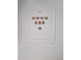 1852/1995, mostly unused and mint never hinged collection incl. official and postage due stamps with a lot of better and comp