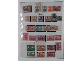 1919/32, meist postfrische Sammlung im Lindner-Falzlosalbum komplett mit vielen Besonderheiten. Infla mit vielen Farben und u