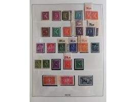 1919/32, meist postfrische Sammlung im Lindner-Falzlosalbum komplett mit vielen Besonderheiten. Infla mit vielen Farben und u