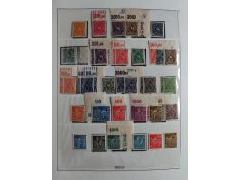 1919/32, meist postfrische Sammlung im Lindner-Falzlosalbum komplett mit vielen Besonderheiten. Infla mit vielen Farben und u