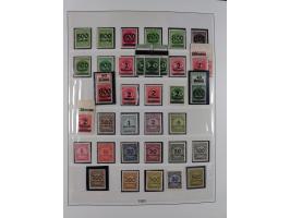 1919/32, meist postfrische Sammlung im Lindner-Falzlosalbum komplett mit vielen Besonderheiten. Infla mit vielen Farben und u