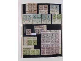 1919/32, meist postfrische Sammlung im Lindner-Falzlosalbum komplett mit vielen Besonderheiten. Infla mit vielen Farben und u