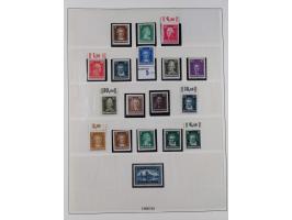 1919/32, meist postfrische Sammlung im Lindner-Falzlosalbum komplett mit vielen Besonderheiten. Infla mit vielen Farben und u