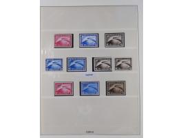 1919/32, meist postfrische Sammlung im Lindner-Falzlosalbum komplett mit vielen Besonderheiten. Infla mit vielen Farben und u