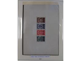 1933/45, meist postfrische Sammlung im Lindner-Falzlosalbum komplett mit vielen Besonderheiten. Mi. 482-495 postfrisch, Höchs