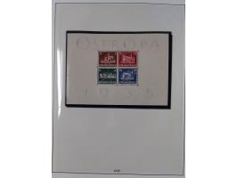 1933/45, meist postfrische Sammlung im Lindner-Falzlosalbum komplett mit vielen Besonderheiten. Mi. 482-495 postfrisch, Höchs