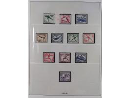 1933/45, meist postfrische Sammlung im Lindner-Falzlosalbum komplett mit vielen Besonderheiten. Mi. 482-495 postfrisch, Höchs