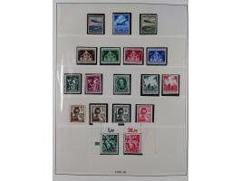 1933/45, meist postfrische Sammlung im Lindner-Falzlosalbum komplett mit vielen Besonderheiten. Mi. 482-495 postfrisch, Höchs