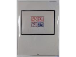 1933/45, meist postfrische Sammlung im Lindner-Falzlosalbum komplett mit vielen Besonderheiten. Mi. 482-495 postfrisch, Höchs