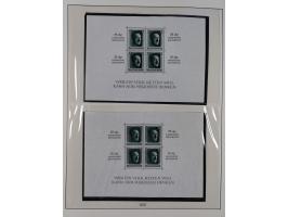 1933/45, meist postfrische Sammlung im Lindner-Falzlosalbum komplett mit vielen Besonderheiten. Mi. 482-495 postfrisch, Höchs