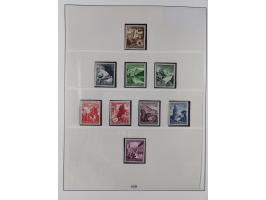 1933/45, meist postfrische Sammlung im Lindner-Falzlosalbum komplett mit vielen Besonderheiten. Mi. 482-495 postfrisch, Höchs