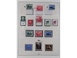 1933/45, meist postfrische Sammlung im Lindner-Falzlosalbum komplett mit vielen Besonderheiten. Mi. 482-495 postfrisch, Höchs