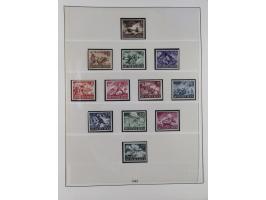 1933/45, meist postfrische Sammlung im Lindner-Falzlosalbum komplett mit vielen Besonderheiten. Mi. 482-495 postfrisch, Höchs