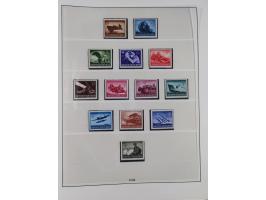 1933/45, meist postfrische Sammlung im Lindner-Falzlosalbum komplett mit vielen Besonderheiten. Mi. 482-495 postfrisch, Höchs